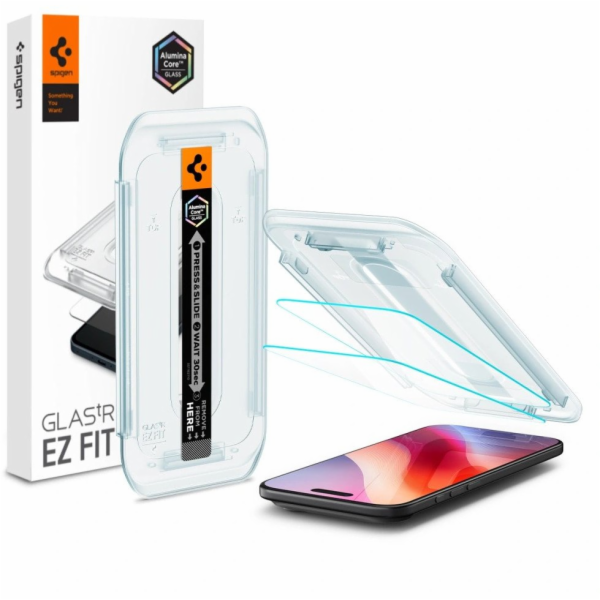 Spigen Glass tR EZ Fit 2 Pack, transparency - iPhone Air