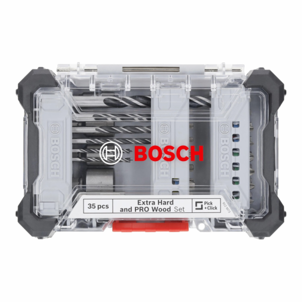 Bosch Sada šroubováků a vrtáků do dřeva Pro Wood, 35dílná