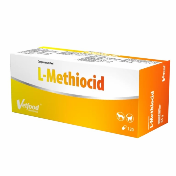 VETFOOD L-Methiocid - doplňky stravy pro psy a kočky - 12...