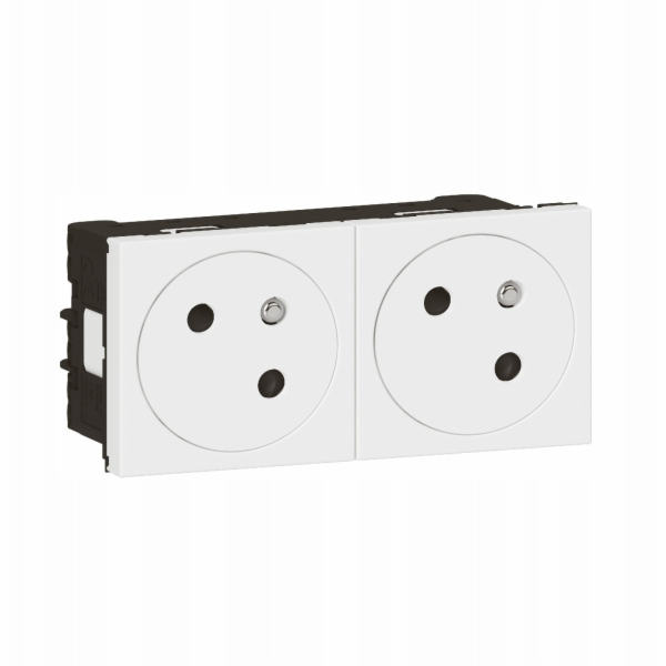 Legrand MOSAIC Zásuvka 2x2P+Z automatické svorky 278164L