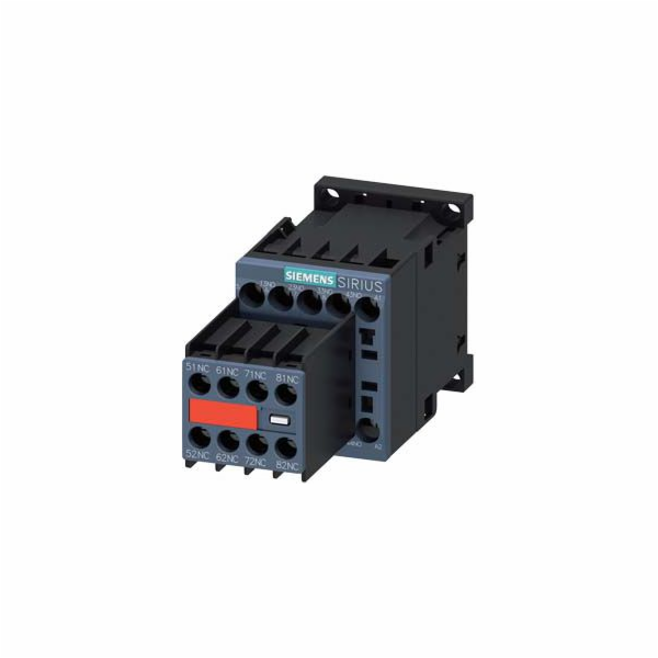 Siemens Pomocný stykač 3A 4Z 4R 24V DC S00 (3RH2244-1BB40)