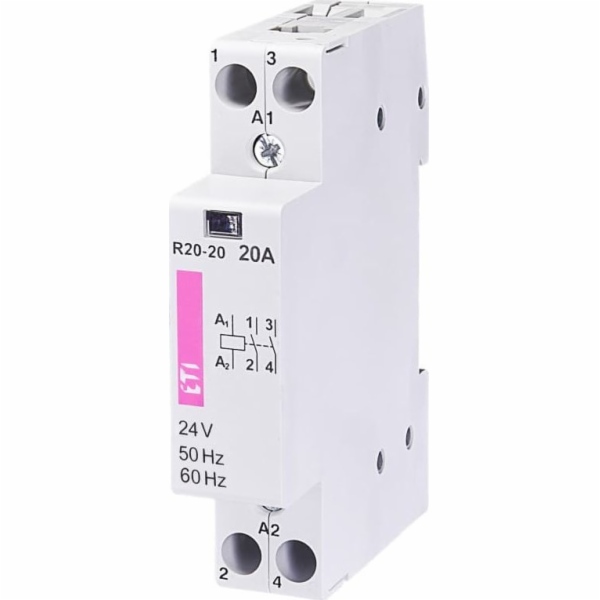Eti-Polam Modulární stykač 20A 24V AC 2Z 0R R 20-20 24V 0...