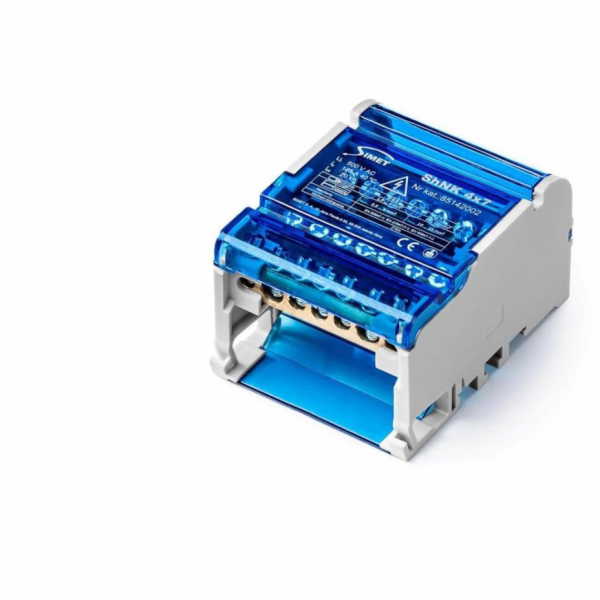 Simet Čtyřpólový modulární rozvodný blok 4x (5x6mm2 2x25m...