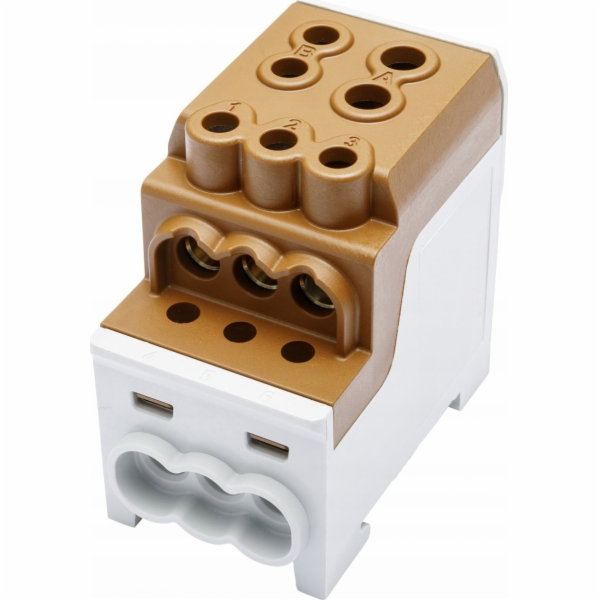 Simet Rozvodný blok - Al/Cu SDB 200 (80030) SIMBLOCK hněd...