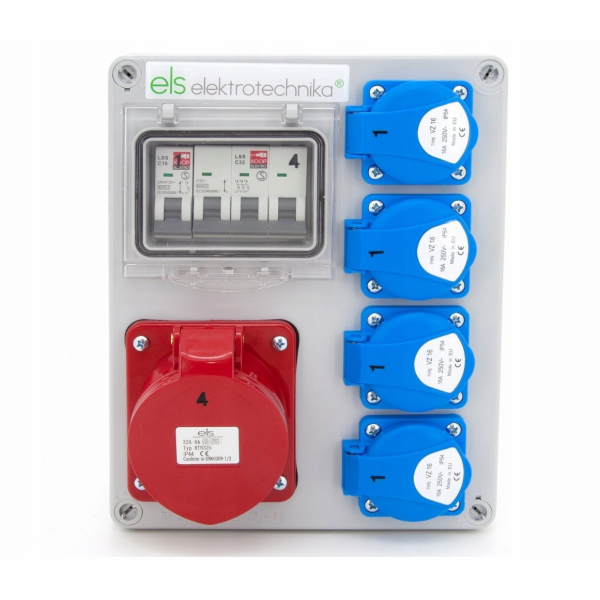 ELS Elektrotechnika Rozvaděč Mikołajki 32/5 + 4*GS + ochr...