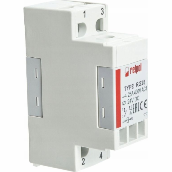 Relpol Průmyslové elektromagnetické relé 2NO AC1-25 A / 4...