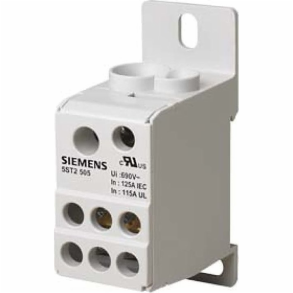 Siemens Rozvodný blok 125A 1P 690V 1x10-35mm2 1x6-16mm2 6...