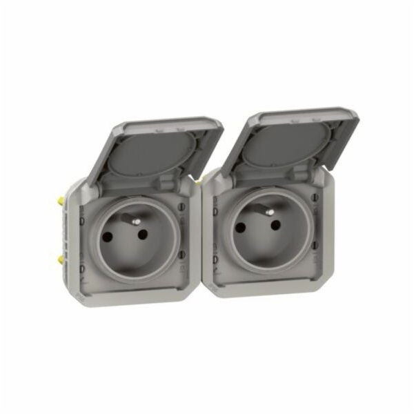 Legrand NOVÁ PLEXO Zásuvka 2x2P+Z horizontální mechanismu...