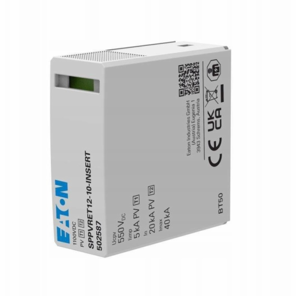 Eaton Vložka pro svodiče přepětí SPPVRET12 typ T1+T2 1000...