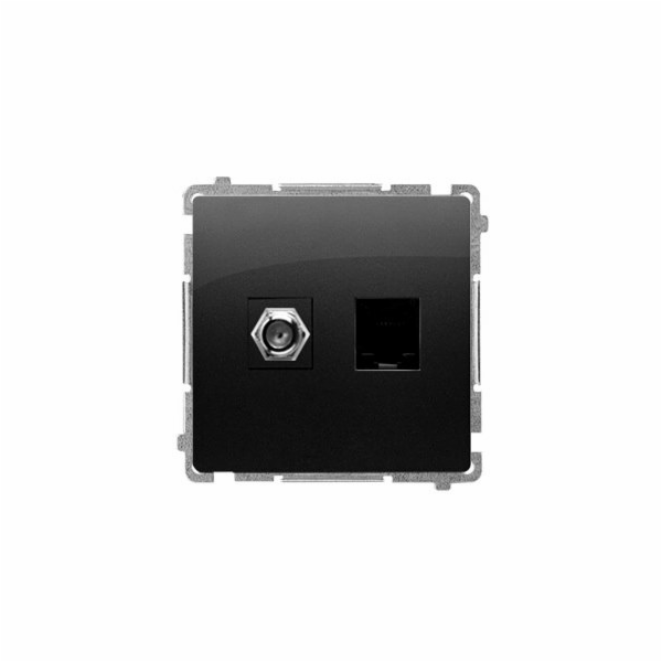 Kontakt-Simon Anténní zásuvka Simon Basic F + RJ45 kat. 6...