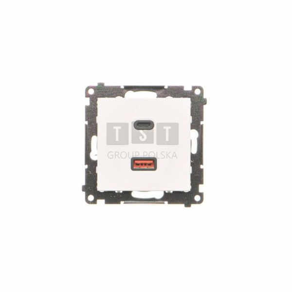 Kontakt-Simon TEC2CAQ.01/111 Nabíječka Simon 55 USB C+A (...