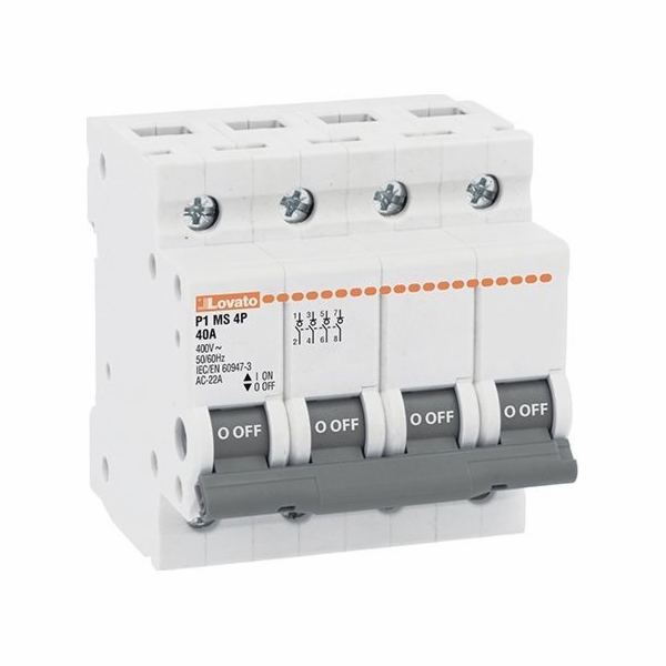 Lovato Electric Modulární odpínač , 4P, 100A, AC22A