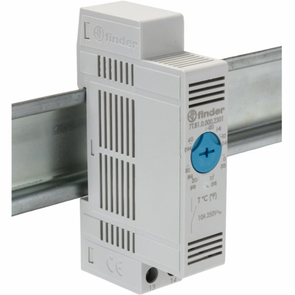 Finder Termostat pro ovládání ventilátoru rozvaděče 110-2...