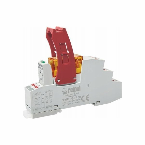 Relpol Relé rozhraní Push-in 2P 230VAC 8A AgNi PI84-230AC...