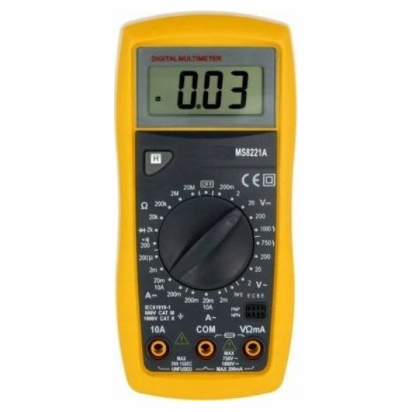 NoName Kapesní digitální multimetr MS8221A