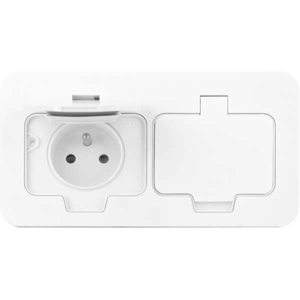Orno Hermetická dvojitá elektrická zásuvka, obdélníková, ...