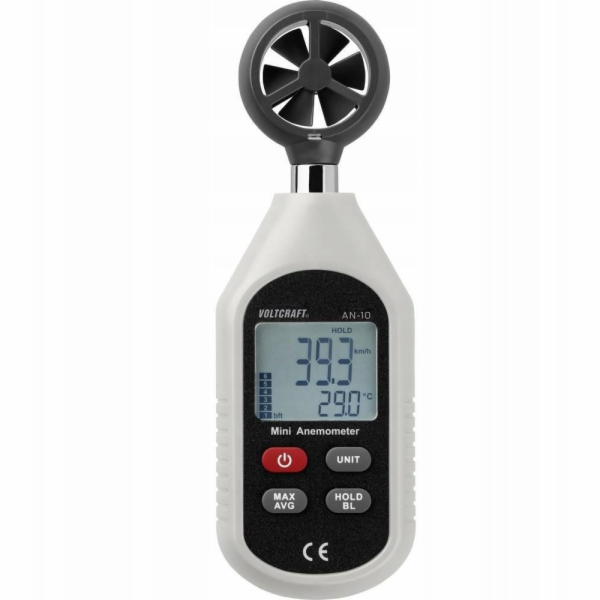 Voltcraft Anemometr AN-10, 0,3 až 30 m/s, -10 až 50 °C 16...