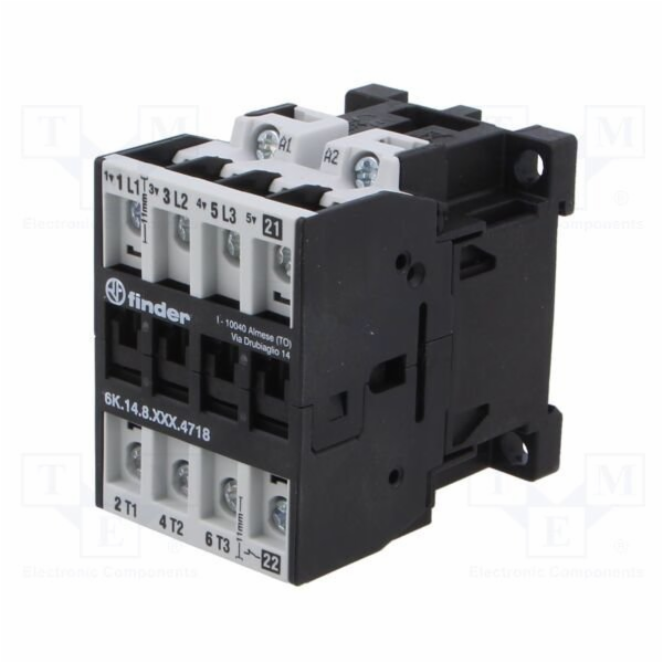 Finder Výkonový stykač 3 Z 1 R, 18A-400V AC3, 230V AC 6K....