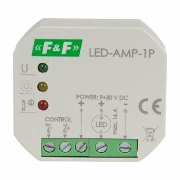 F&F Napájecí zesilovač signálu pro LED osvětlení 12/24 V ...