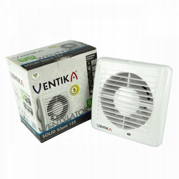 Ventika Axiální ventilátor fi 125 230V 9,4W 158m3/h 31dB ...
