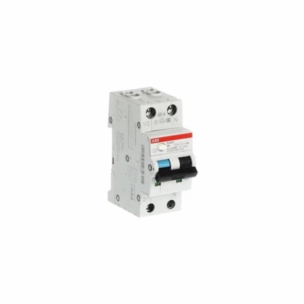 ABB Diferenciální jistič 1P+N char. B 6A 6kA 30mA AC okam...