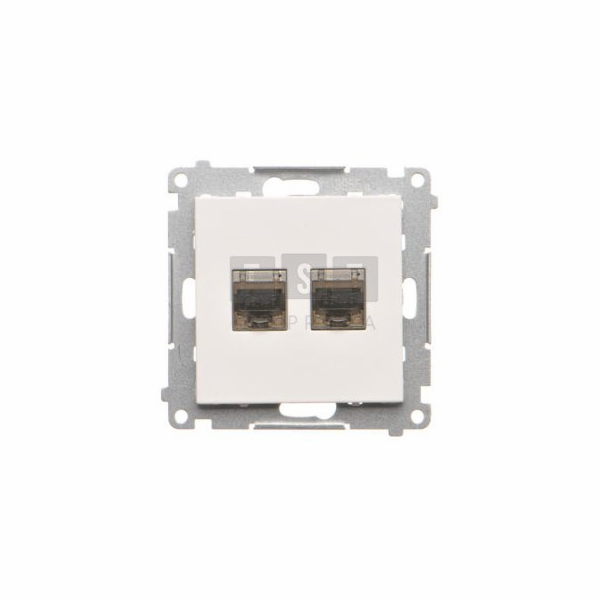 Kontakt-Simon T62E.01/116 Simon 55 Dvojitá počítačová zás...