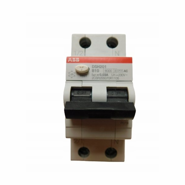 ABB Diferenciální jistič 2P 10A B 30mA AC 6kA DSH201 B10 ...