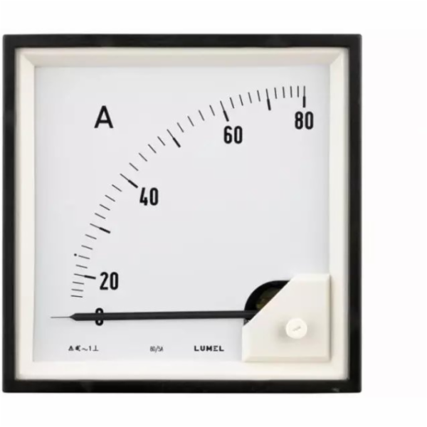 Lumel Elektromagnetický měřič 72x72, měřicí rozsah 40/80A...