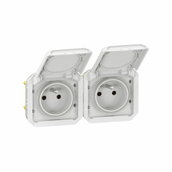Legrand PLEXO 55 Zásuvka 2x2P+Z horizontální mechanismus ...