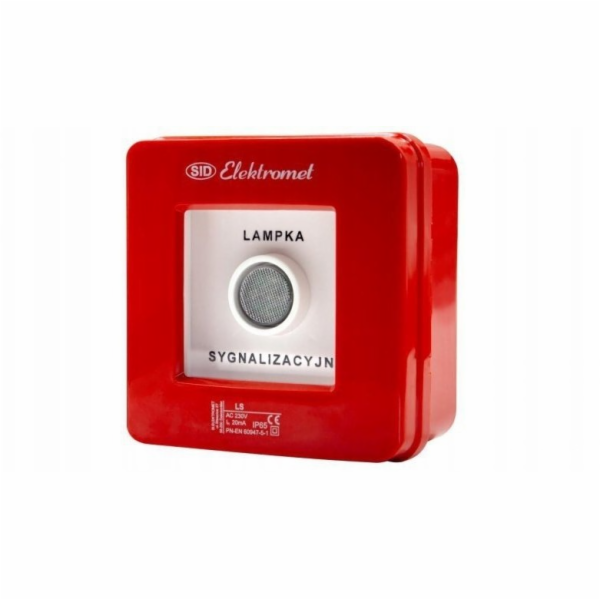 Elektromet Červená povrchová signální lampa LS 24c ID 911491