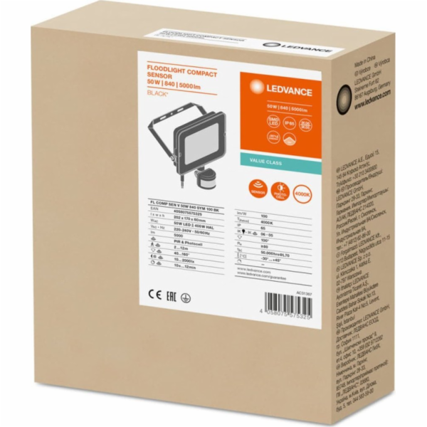 Ledvance LED projektorový světlomet FLOOD COMPACT SENSOR ...