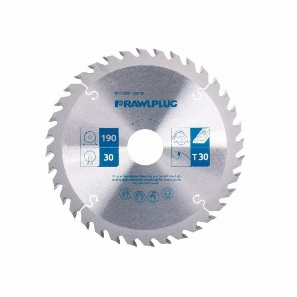 Rawlplug Kotoučová pila na dřevo 300x30x20/16x40z RT-CSBW...