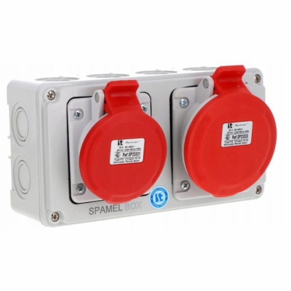 Spamel Rozvaděč 5x32A 5x16A INA=32A IP54 SB-002005-S0040-54
