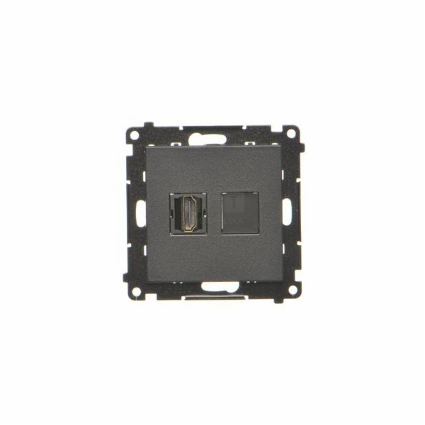 Kontakt-Simon TGHDMI.01/149 HDMI zásuvka (modul) matně černá