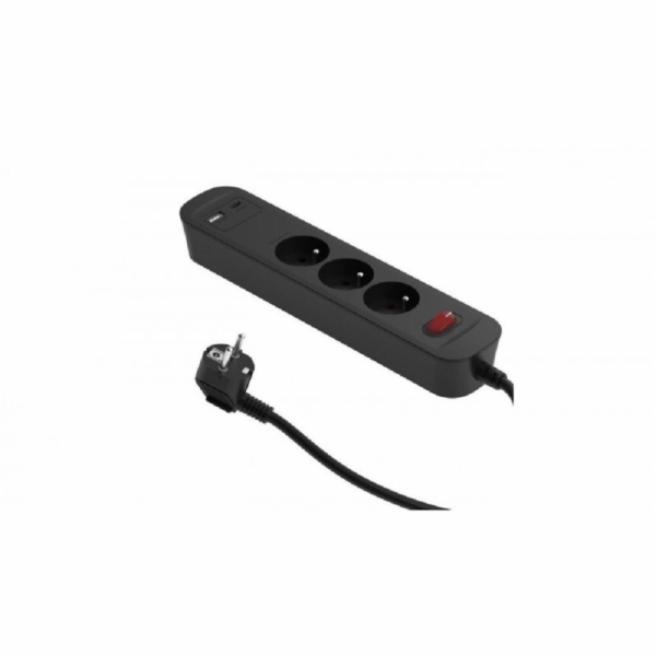 Düwi Prodlužovací kabel PD20 pro rychlé nabíjení, 3 zásuv...