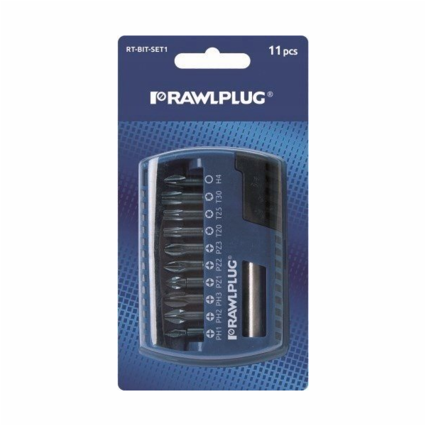 Rawlplug Sada bitů RT-BIT-SET1 25 mm PZ1, PZ2, PZ3, PH1, ...
