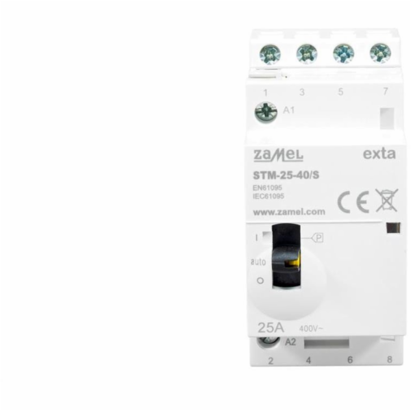 Zamel Modulární stykač s ručním ovládáním pro instalaci 2...