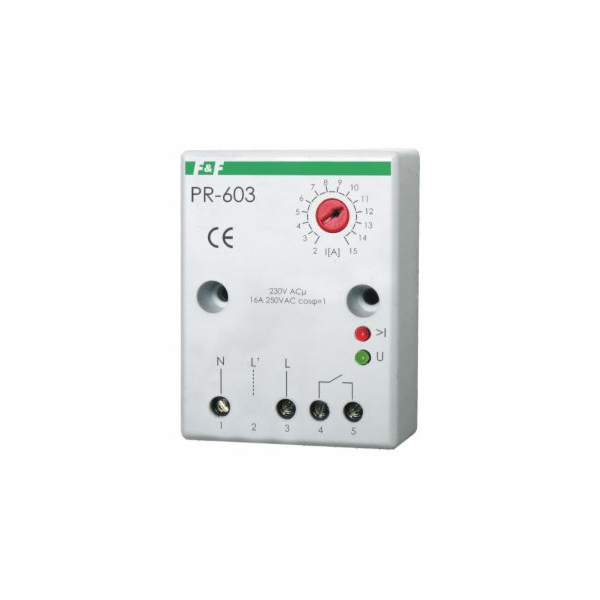 F&F Prioritní relé s průchozím kanálem 230V 16A - PR-603