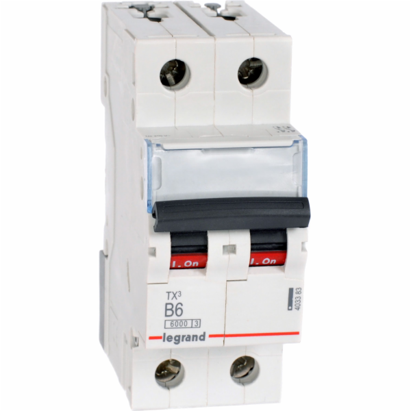 Legrand Jistič S302 B6 TX3 6A 6kA 403383