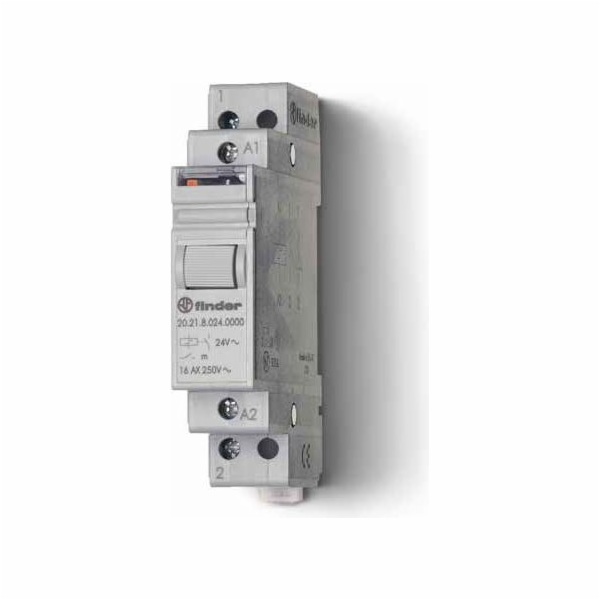 Finder Pulzní relé 1NO 16A 24V DC kontakt AgSnO2 (20.21.9...