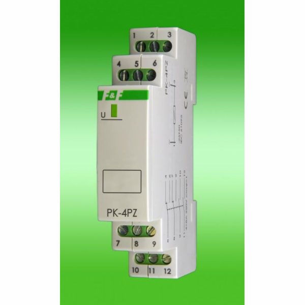 F&F Elektromagnetické relé 24V 4x8A - PK4PZ24