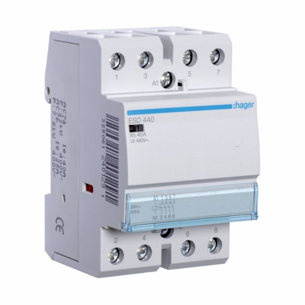Hager Modulární stykač 40A 4Z 0R 24V AC (ESD440)