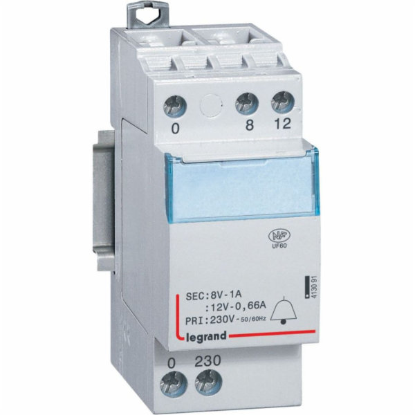 Legrand Modulární transformátor pro zvonek 12/8V 8VA TR30...