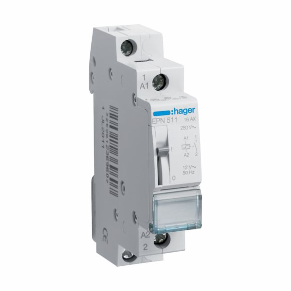 Hager Impulzní relé 16A 12V AC 1NO (EPN511)