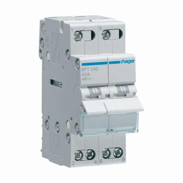 Hager Modulární spínač I-0-II 40A 2P (SFT240)