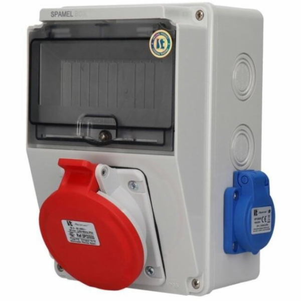 Spamel Rozvaděč 5x16A 3x16A INA=32A IP54 SB-074605-S0030-54