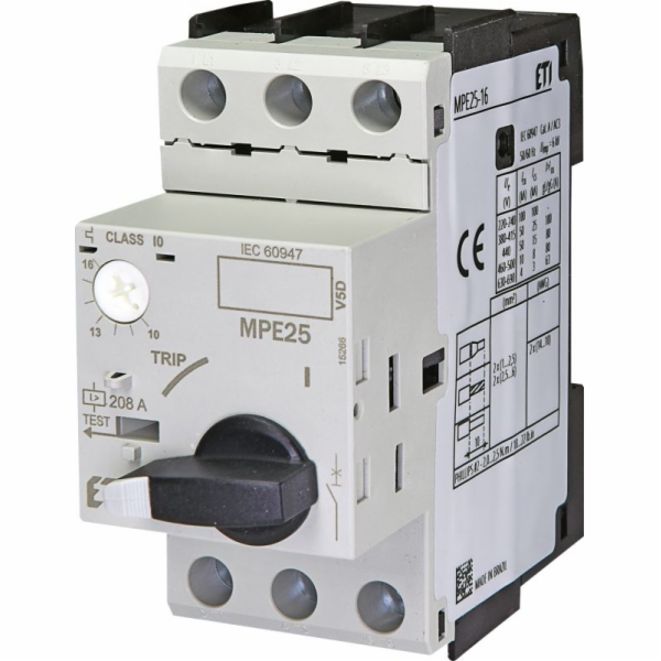 Eti-Polam Motorový jistič 3P 9kW 10-16A MPE25-16 (004648011)