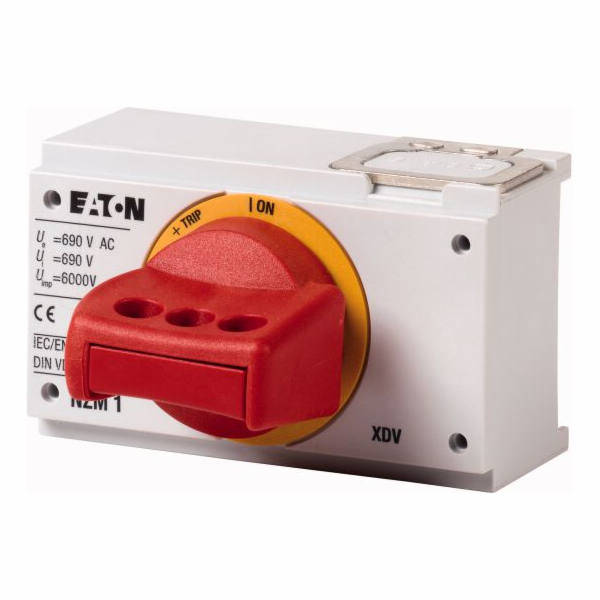 Eaton červeno-žlutý přímý pohon se zámkem NZM1-XDVR (260135)