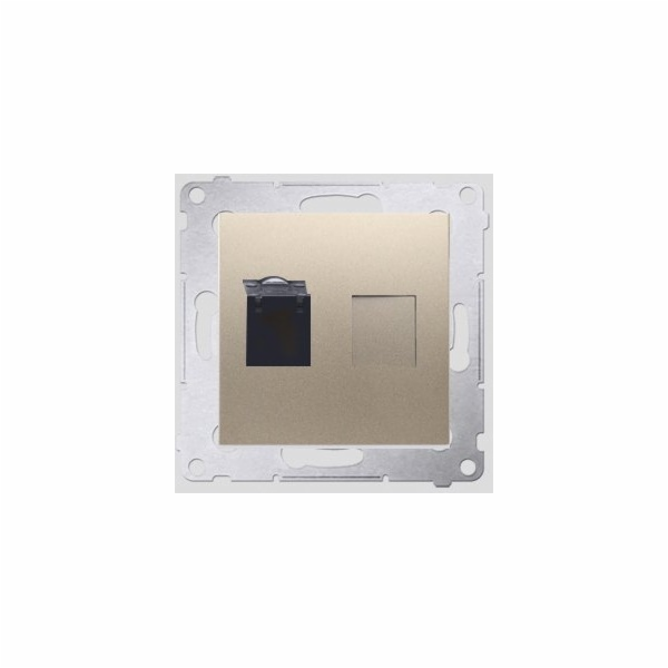 Kontakt-Simon SIMON54 jednoduchá počítačová zásuvka RJ45 ...