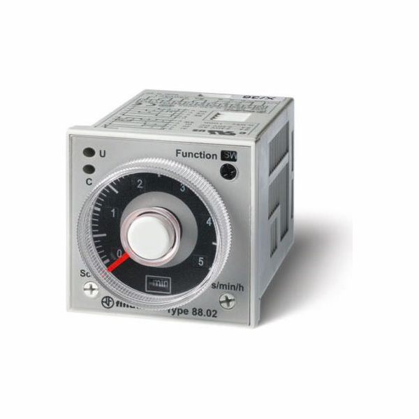 Finder Časové relé 2P 8A 24 - 230V AC/DC multifunkční AI,...